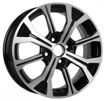 Диск K&K КС945 15x6 4x100 ET46 DIA54.10 Алмаз Черный