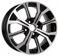 Диск K&K КС945 15x6 4x100 ET46 DIA54.10 Алмаз Черный