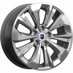 Диск K&K Авиор 17x7.50 5x108 ET45 DIA67.10 дарк платинум брайт