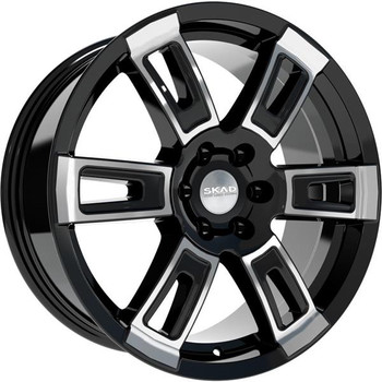 Диск Скад Тор 18x8 6x114.30 ET30 DIA66.10 Алмаз Черный
