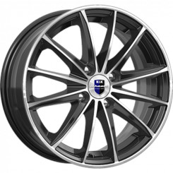 Диск K&K Пойнт Бланк 15x6 4x100 ET48 DIA54.10 Алмаз Черный
