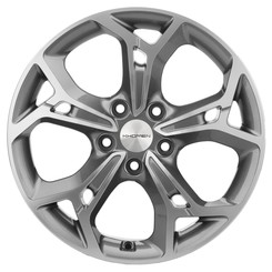 Диск Khomen 1702 17x7 5x108 ET50 DIA63.35 GRAY-FP