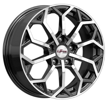 Диск iFree Спейс-Нидл 16x6.50 5x114.30 ET45 DIA66.10 блэк джек