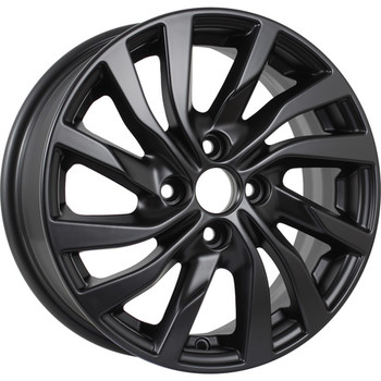 Диск KDW KD1546 15x6 4x100 ET50 DIA60.10 Matt_Black_Painted