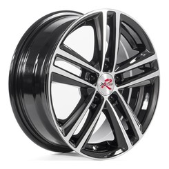 Диск X'trikeRST R025 15x6 5x100 ET38 DIA57.10 BK/FP