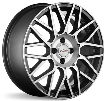 Диск X'trike X-131 17x7 4x108 ET45 DIA63.35 BKM/FP