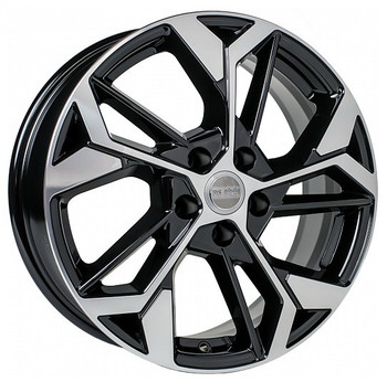 Диск K&K КС1062 17x6.50 5x114.30 ET45 DIA60.10 Алмаз Черный