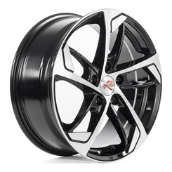 Диск X'trikeRST R037 17x7 5x114.30 ET45 DIA60.10 BK/FP