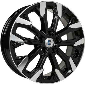 Диск K&K Морейн 17x6.50 5x105 ET38 DIA56.60 Алмаз Черный