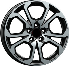 Диск RepliKey Creta (R242) 17x6.50 5x114.30 ET49 DIA67.10 BK/FP