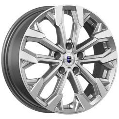 Диск K&K Морейн 17x6.50 5x105 ET38 DIA56.60 дарк платинум
