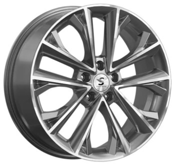 Диск Premium Series КР012 18x7 5x114.30 ET33 DIA67.10 Diamond gloss graphite