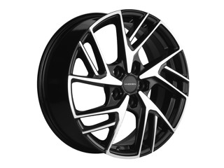 Диск Khomen 1722 17x6.50 5x108 ET33 DIA60.10 Black-FP