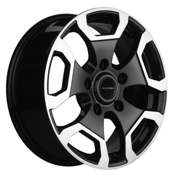 Диск Khomen 1725 17x6.50 5x139.70 ET40 DIA98 Black-FP