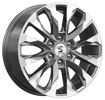 Диск Premium Series КР007 20x8 6x139.70 ET55 DIA100.10 Diamond gloss graphite
