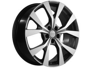 Диск Khomen 1906 19x7 5x114.30 ET45 DIA67.10 GRAY-FP
