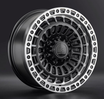 Диск LS wheels LS1348 17x8 6x139 ET25 DIA100 BKSL