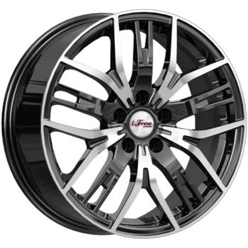 Диск iFree Аскет 17x7 5x108 ET35 DIA67.10 блэк джек