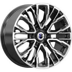 Диск K&K Кортес 19x8.50 6x139.70 ET38 DIA67.10 Алмаз Черный