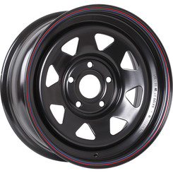 Диск Off-Road-Wheels Black 17x8 5x127 DIA75.10 черный (треуг. мелкий)