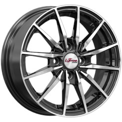 Диск iFree Финчер 14x5.50 4x114.30 ET44 DIA67.10 блэк джек