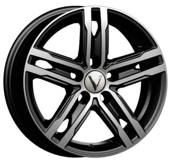 Диск Вектор B178 15x6 5x114.30 ET46 DIA67.10 Алмаз Черный