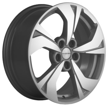 Диск Khomen 1724 17x7 5x114.30 ET48 DIA67.10 F-Silver-FP