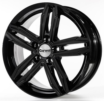 Диск Carwel Нева 256 16x6.50 5x114.30 ET50 DIA66.10 BK