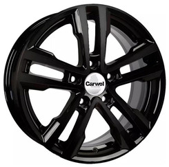 Диск Carwel Аллаки 16x6.50 5x114.30 ET45 DIA66.10 BK