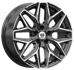 Диск K&K Ариус (КС1187) 17x7 5x114.30 ET35 DIA66.10 Алмаз Черный