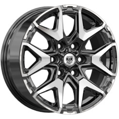 Диск K&K Гангут (КС1176) 18x7.50 6x139.70 ET42 DIA100.10 Алмаз Черный