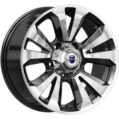Диск K&K Ла-Пас (КС897) 18x8 5x139.70 ET30 DIA108.50 Алмаз Черный