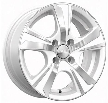 Диск Скад Крит 14x5.50 4x100 ET39 DIA56.60 алмаз-белый