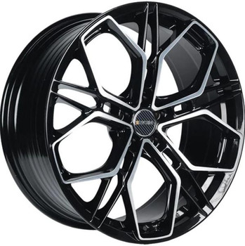 Диск INCH FA8534 20x8.50 5x120 ET45 DIA59.50 Gloss Black Machined Face