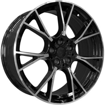 Диск PDW 5407 19x8.50 5x112 ET25 DIA66.60 Gloss Black Machine Face