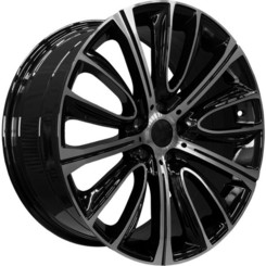 Диск PDW 5241 19x9.50 5x112 ET33 DIA66.60 Gloss Black Machine Face