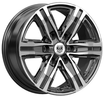 Диск K&K R8 (КС1174) 17x7.50 6x139.70 ET38 DIA67.10 Алмаз Черный