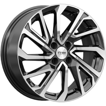 Диск IFree Original Неом (КС1172) 16x7 4x100 ET37 DIA60.10 Алмаз Черный