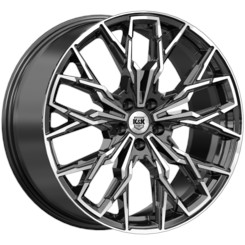Диск K&K Элерон 20x9 5x108 ET36 DIA65.10 Алмаз Черный