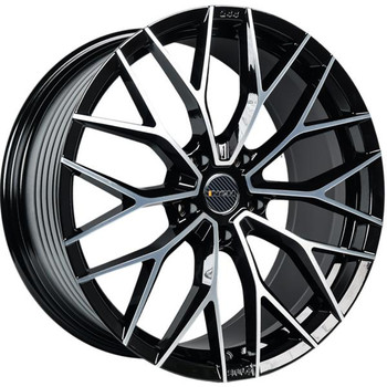 Диск INCH GA8532 21x9.50 5x120 ET45.50 DIA62.60 Gloss Black Machined Face