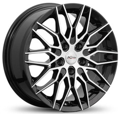 Диск X'trike X-143 16x6.50 5x108 ET46 DIA63.40 BK/FP
