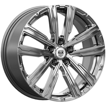 Диск K&K Аламер 18x7.50 5x108 ET42 DIA63.35 дарк платинум