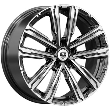 Диск K&K Аламер 18x7.50 5x114.30 ET45 DIA66.10 Алмаз Черный
