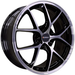 Диск INCH FA8538 17x7 5x108 ET45 DIA63.40 Gloss Black Machined Face
