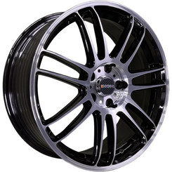 Диск INCH FA8535 18x8 5x112 ET45 DIA66.60 Gloss Black Machined Face