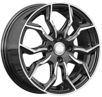 Диск RW RW-06 (КС1037) 15x6 4x100 ET42 DIA54.10 BK/FP