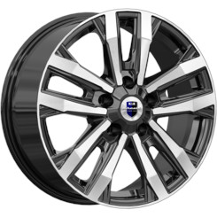 Диск K&K Мичиган 18x8 5x130 ET56 DIA71.60 Алмаз Черный