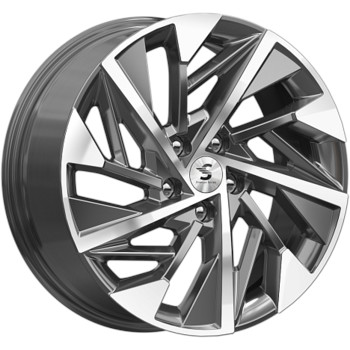 Диск Premium Series КР009 18x7.50 5x114.30 ET45 DIA60.10 Diamond gloss graphite